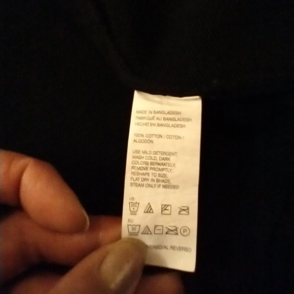 Size L mens burgundy black zip up cardigan - Picture 6 of 12